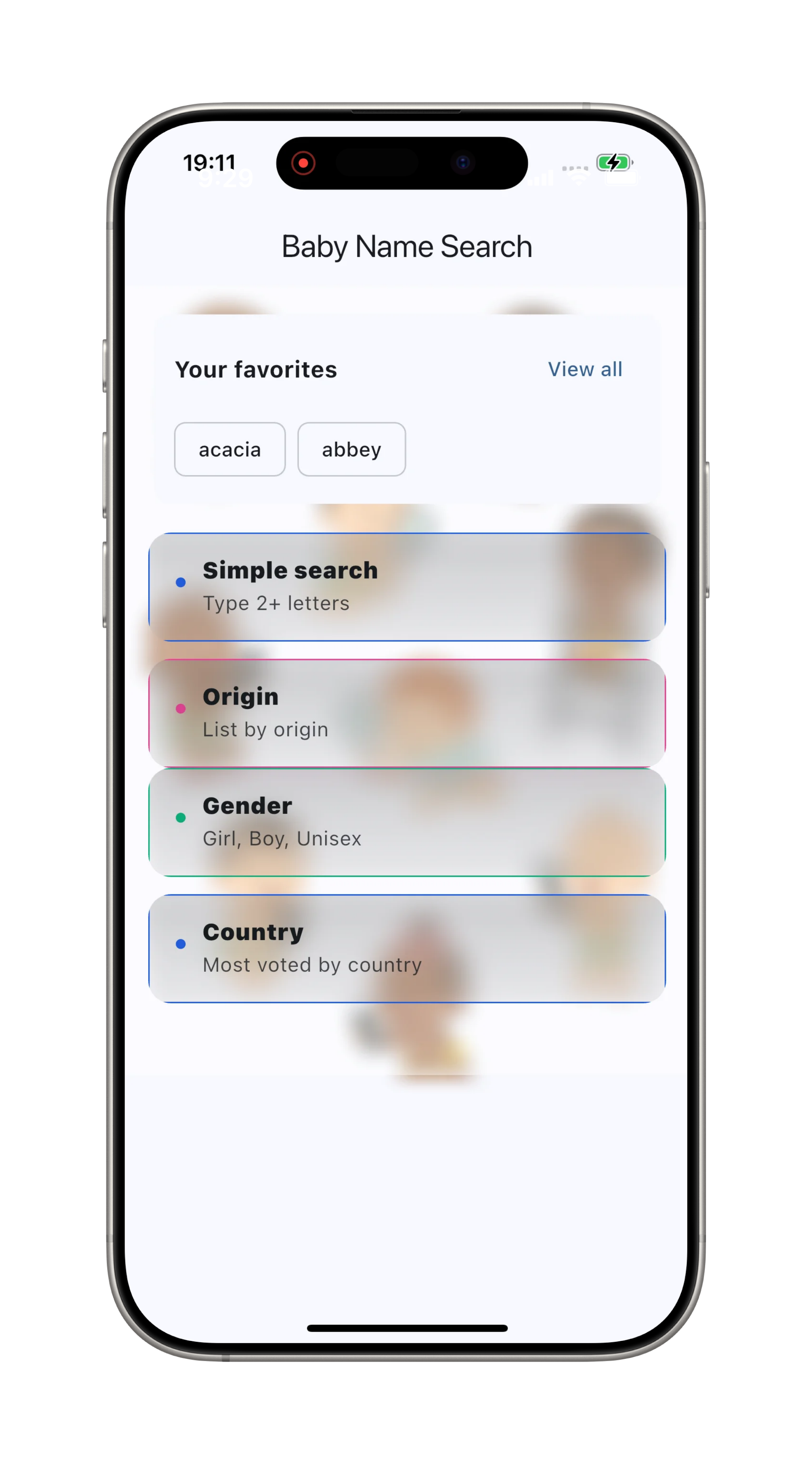 Baby Names Search – Find the perfect name